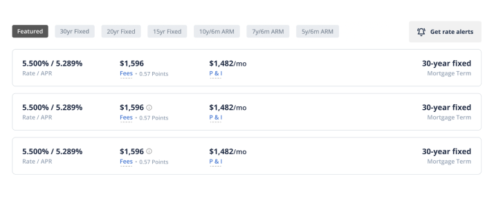 Compare rates